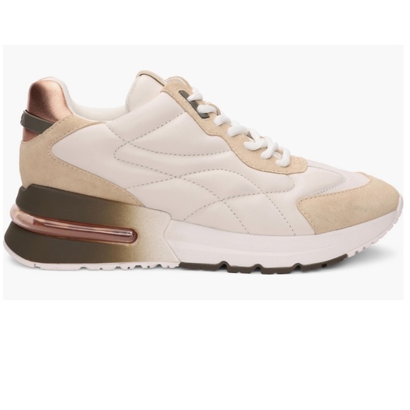 Ash Kacy Leather And Suede Sneakers Biscuit Off White SZ EU 40/ US 9.5 - Picture 16 of 16